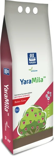 Добриво для ягідних чагарників Весна-Літо YaraMila NPK 11-11-21 3 кг