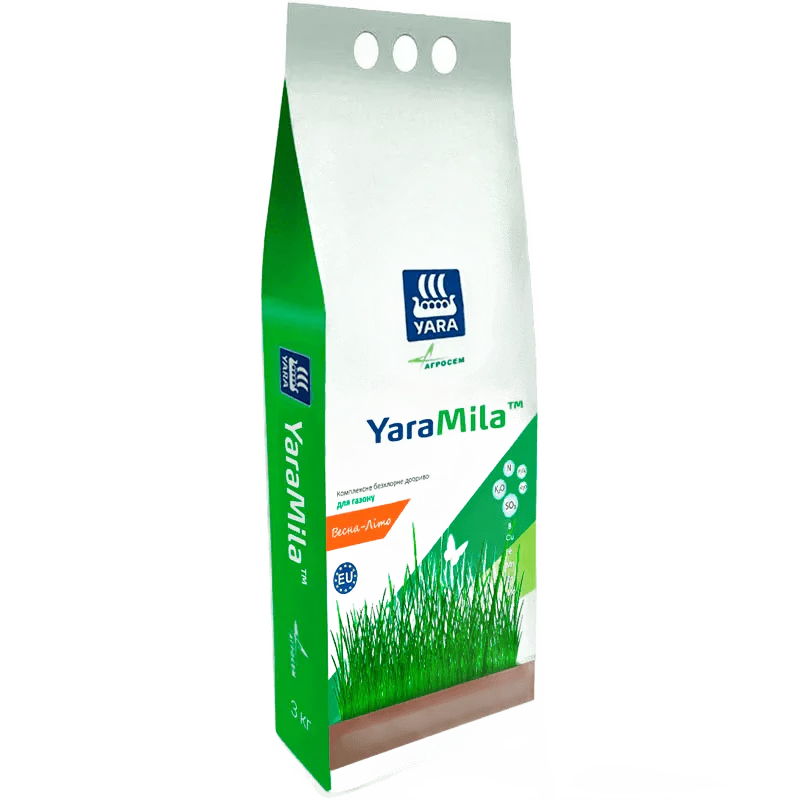 Добриво для газону Весна-Літо YaraMila NPK 11-11-21 3 кг