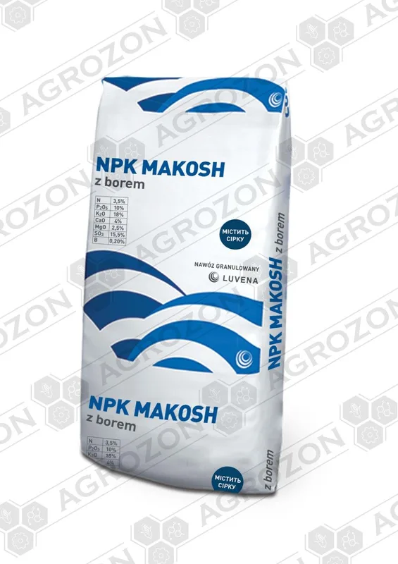 Добриво NPK Макош з бором (Luvena) 50 кг