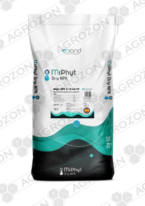 Добриво Міфіт NPK 3-10-40 +ТЕ (Biond)