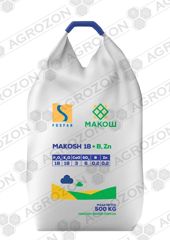 Добриво NPK Макош 18 + B,Zn (Fosfan)
