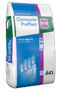Osmocote PrePlant 17-8-10+2MgO+TE (16-18 місяців) ICL, 25 кг