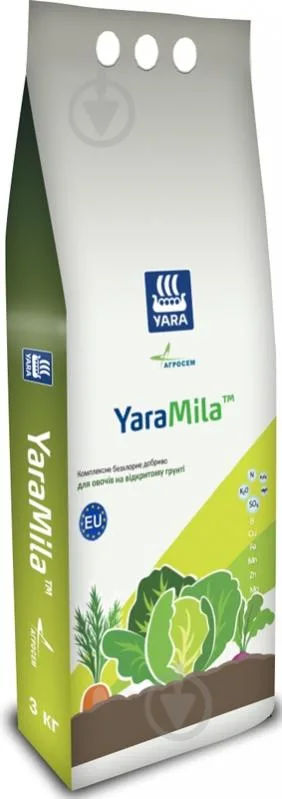 Добриво для тепличних овочів YaraMila NPK 12-11-18 3 кг