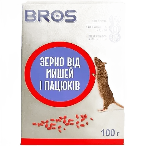Bros зерно від мишей 300 г