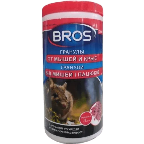 Bros гранули від мишей 250 г
