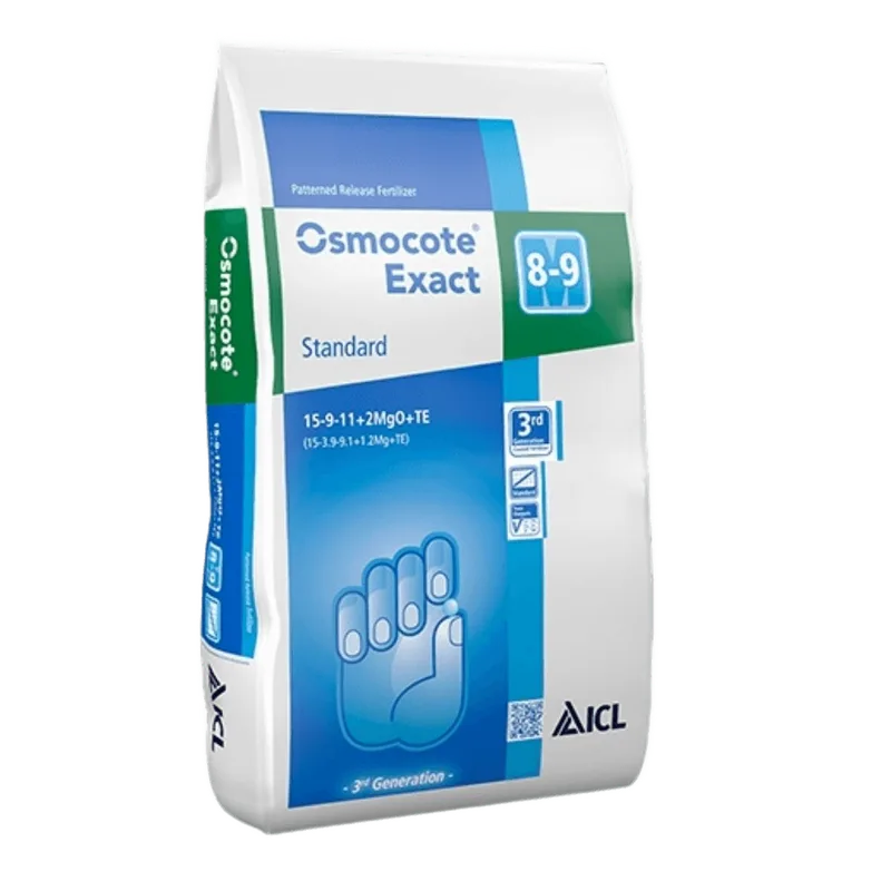 Osmocote Exact Standard 15-9-11+2MgO+TE (8-9 місяців) ICL, 25 кг