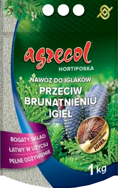 Добриво для хвойних від пожовтіння хвої Хортифоска Agrecol